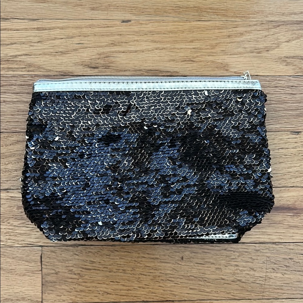 Lancôme Sequin Black Cosmetics Bag